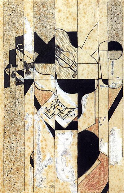 Guitar and Glass Juan Gris